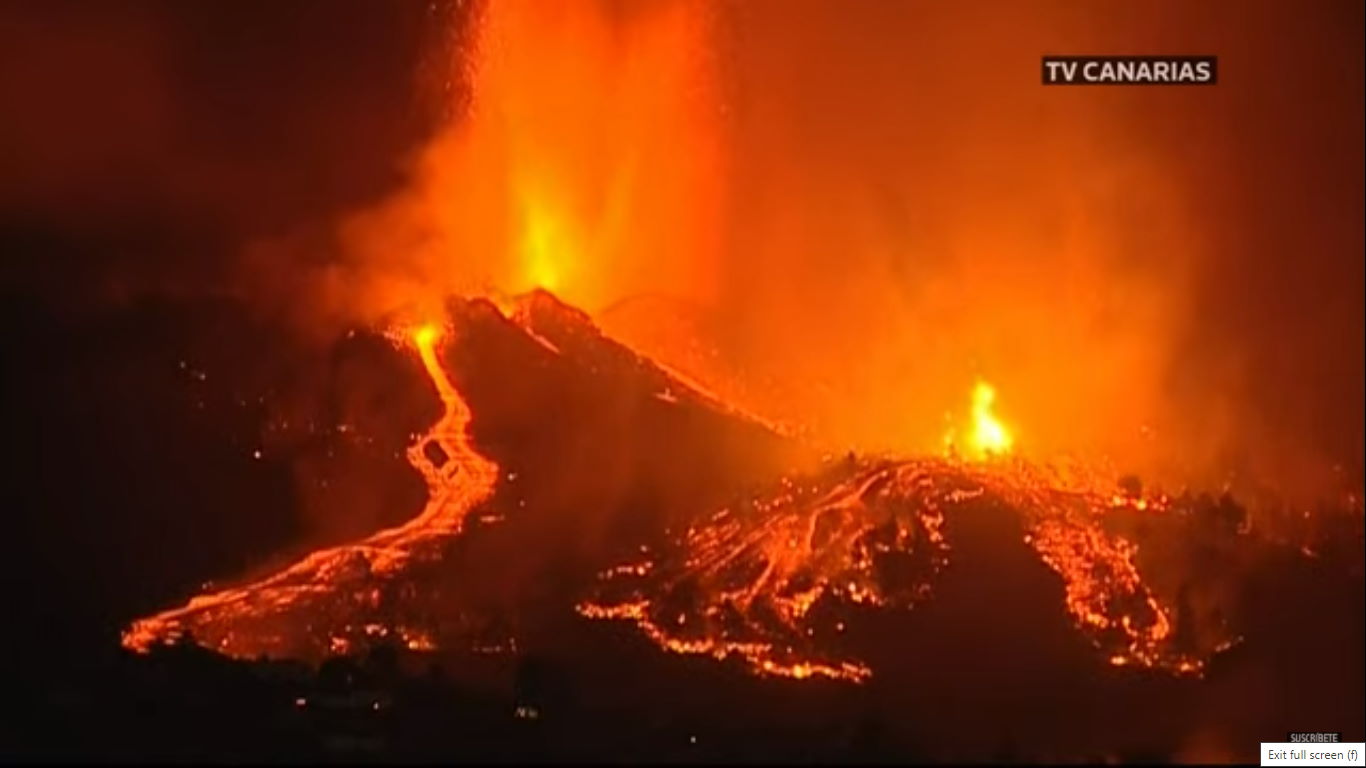 5,000 people are being evacuated from El Paso, Tazacorte and Los Llanos
