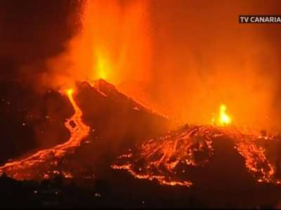 5,000 people are being evacuated from El Paso, Tazacorte and Los Llanos