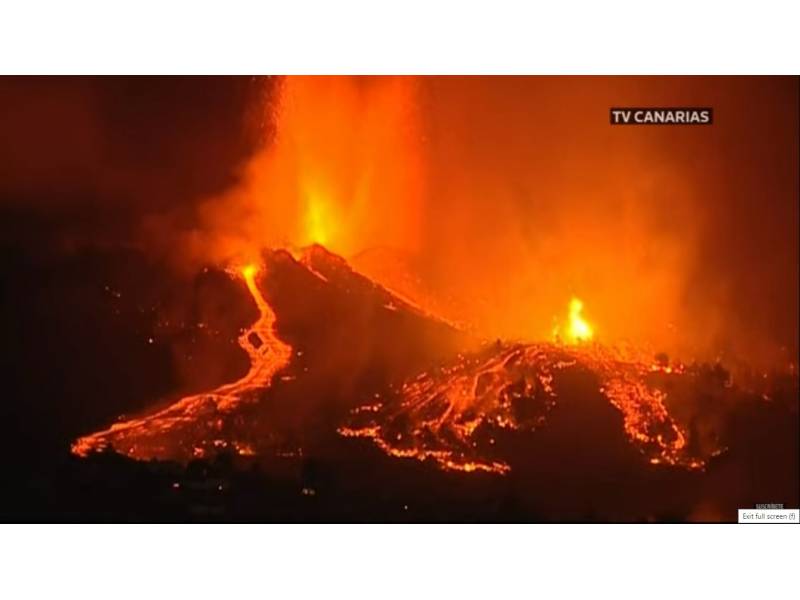 5,000 people are being evacuated from El Paso, Tazacorte and Los Llanos 5,000 people are being evacuated from El Paso, Tazacorte and Los Llanos