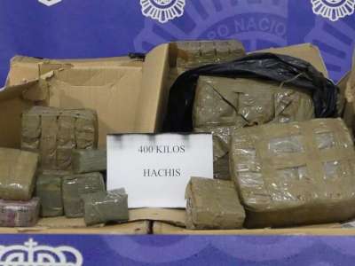 Man arrested in La Laguna with 400 kilos of hashish in a rented van