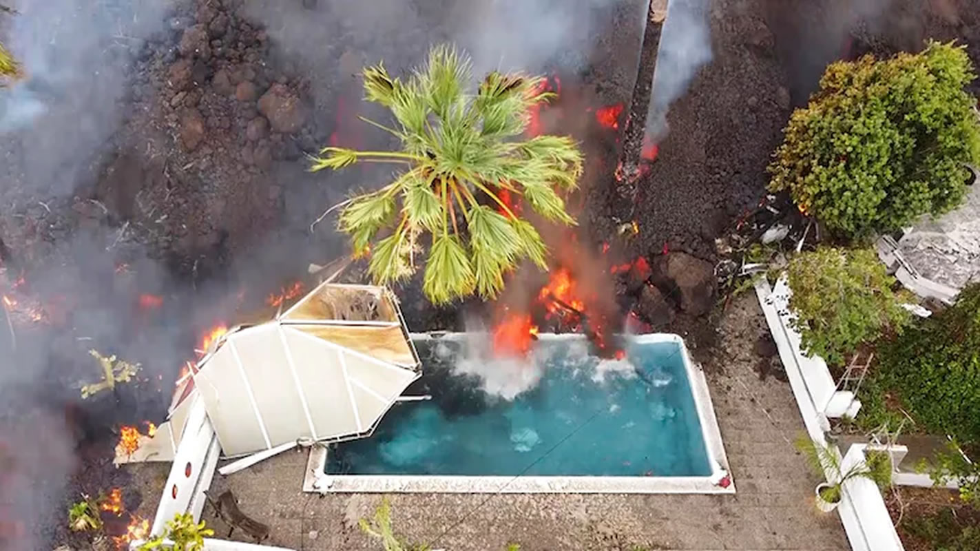 The volcano has entered a 'zone of stability': slower flows and only four vents active