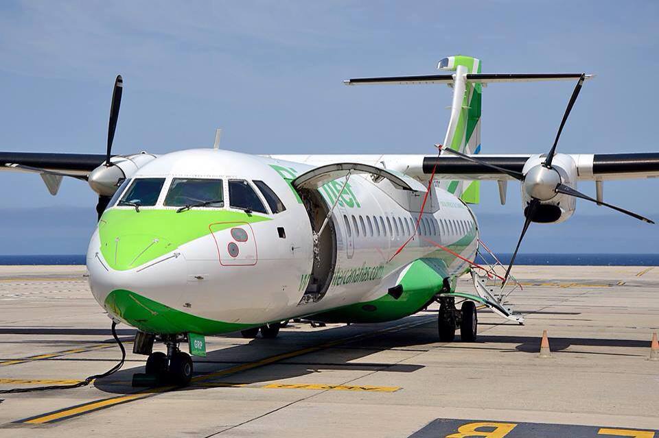 Binter Airways cancels all flights with La Palma due to the volcanic ash plume Binter Airways cancels all flights with La Palma due to the volcanic ash plume