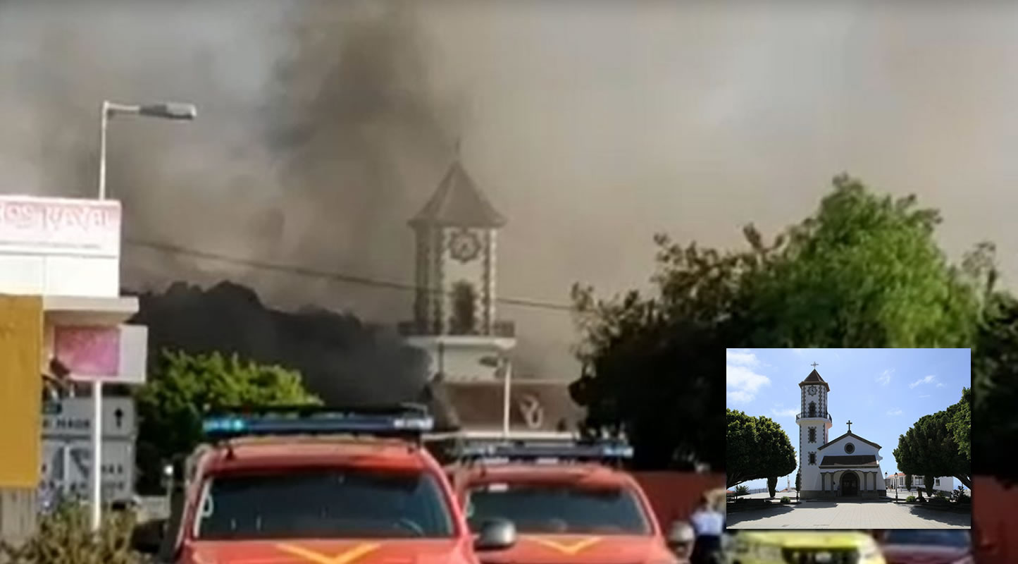 VIDEO: Lava flows demolish Todoque church in a new wave of destruction