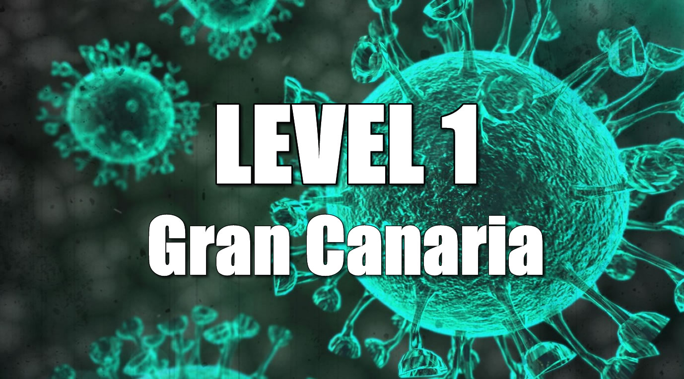 Tenerife stays in Level 2 with Fuerteventura, Gran Canaria goes down to Level 1