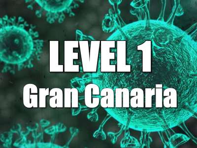 Tenerife stays in Level 2 with Fuerteventura, Gran Canaria goes down to Level 1