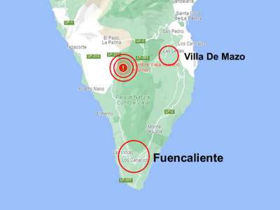 New earthquakes in the south and east of La Palma felt by the public