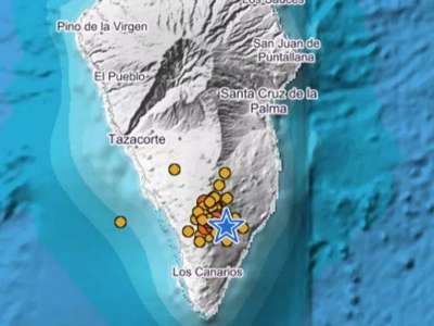 21 earthquakes in La Palma and one of 3.1 magnitude south of Gran Canaria