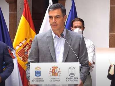 PM announces 200 million euros aid for those affected by the La Palma volcano