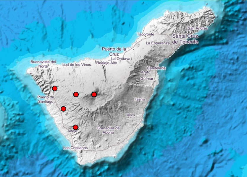 The IGN records a 1.2 magnitude earthquake in Adeje in Tenerife