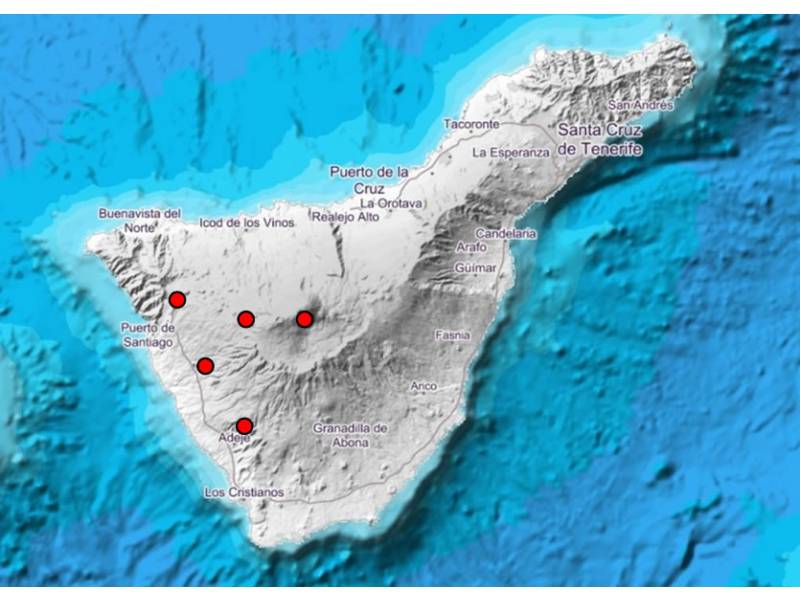 The IGN records a 1.2 magnitude earthquake in Adeje in Tenerife