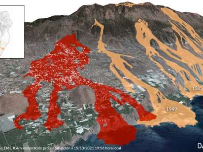 The new volcano is the most damaging among the historical eruptions on La Palma