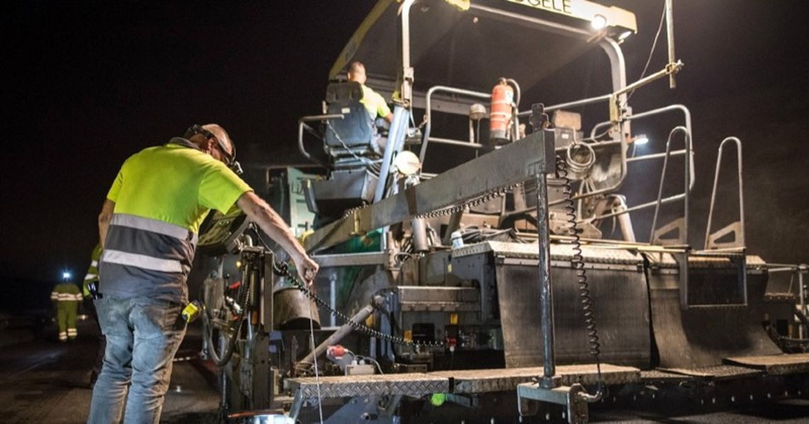 TF-1 resurfacing continues from Sunday night in Adeje with three junctions closed