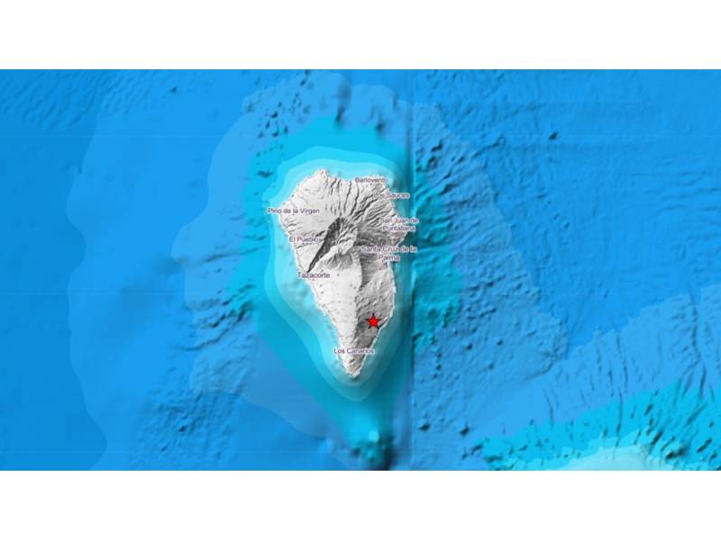 A 4.8 earthquake in La Palma has been felt in Tenerife, including the south