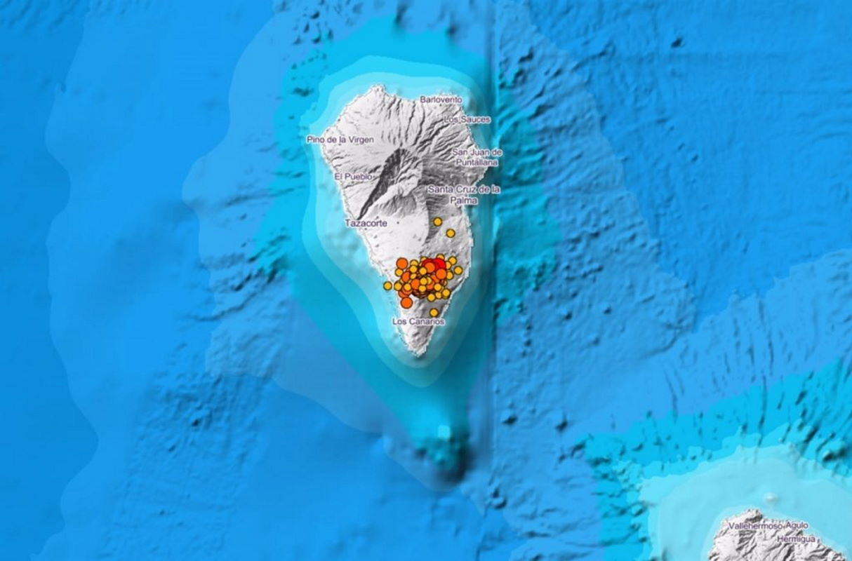 La Palma registers an earthquake of magnitude 5, felt in Tenerife