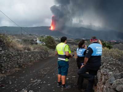 El Paso police donate their overtime pay to those affected by the volcano