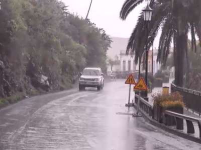 The Canary Islands had over 3,000 lightning strikes last night due to storms
