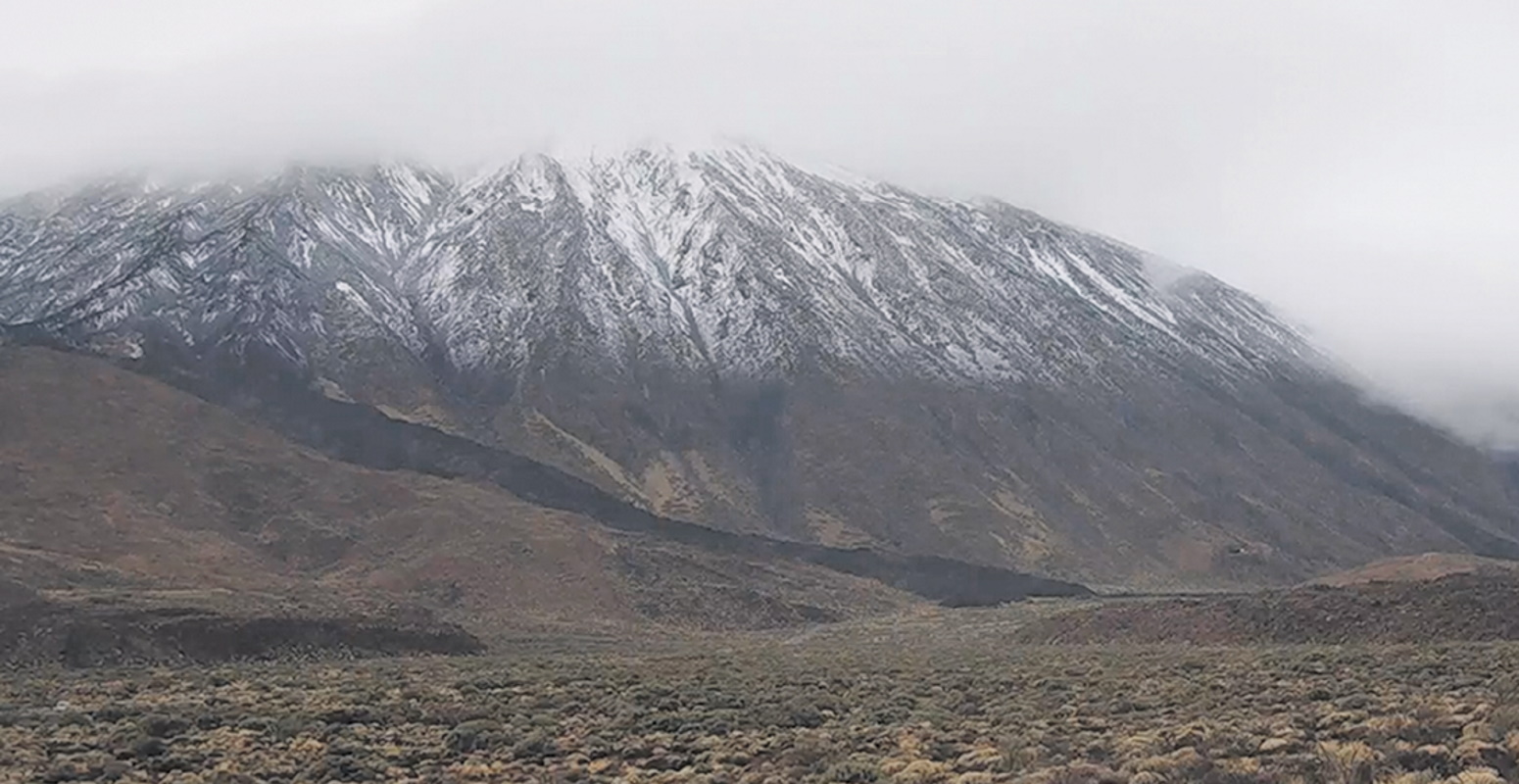 Tenerife had the most rain in Spain yesterday and Teide has first snow