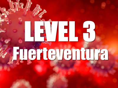 Fuerteventura level 3, Lanzarote falls to level 1 with Tenerife and Gran Canaria