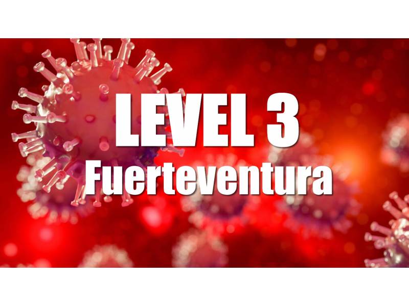 Fuerteventura level 3, Lanzarote falls to level 1 with Tenerife and Gran Canaria