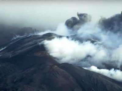 Guide charged for organizing walking tours inside the volcano exclusion zone