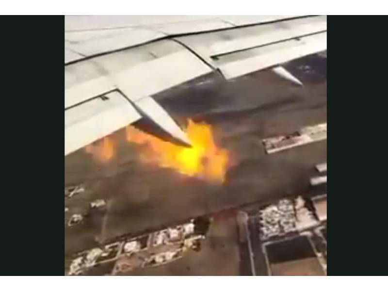 VIDEO: Engine fire forces emergency landing in Fuerteventura VIDEO: Engine fire forces emergency landing in Fuerteventura
