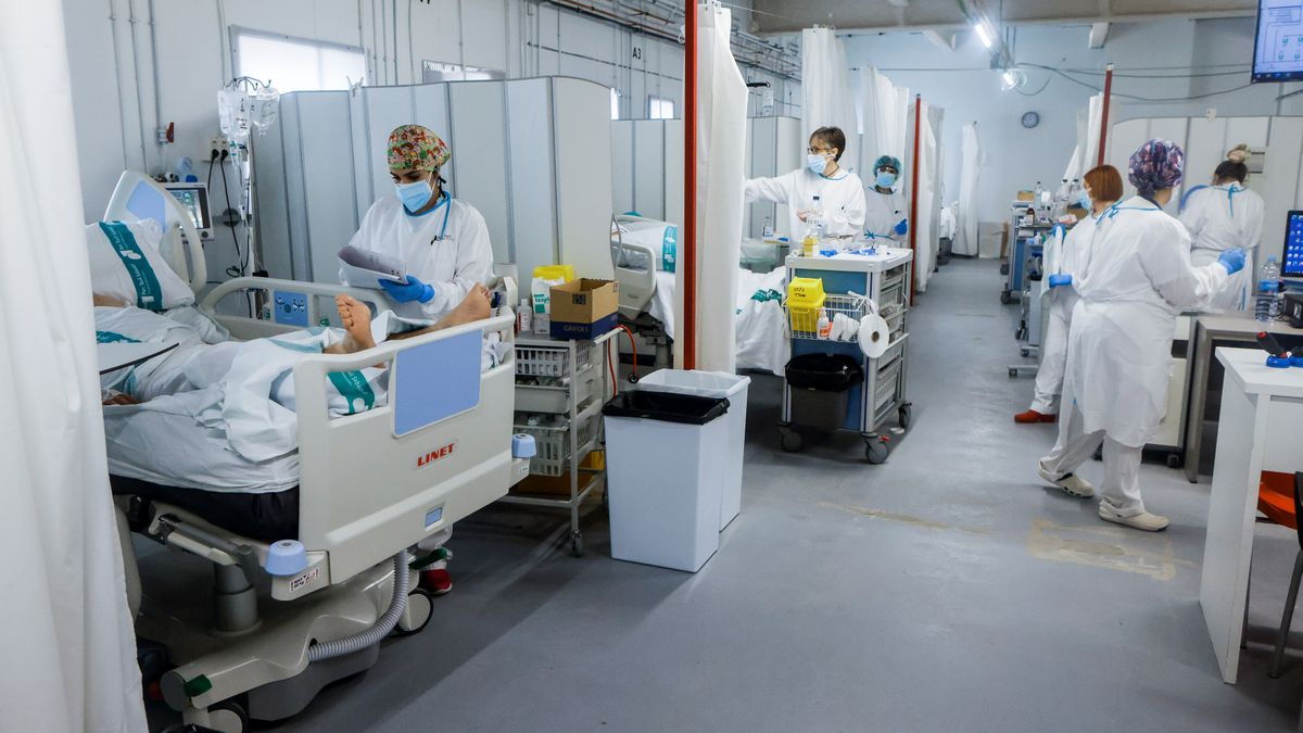 There is now the highest number of Covid patients in hospitals since the pandemic began