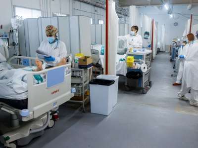 There is now the highest number of Covid patients in hospitals since the pandemic began