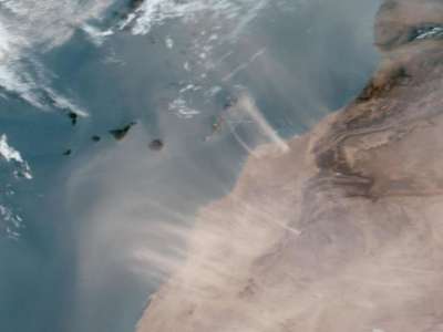 The calima descends on the Canary Islands and is more intense than expected
