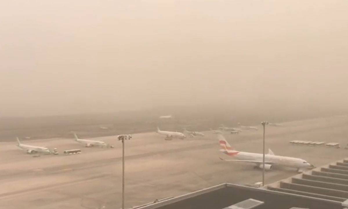 Air Traffic Controllers: A more intense calima will cause flight delays