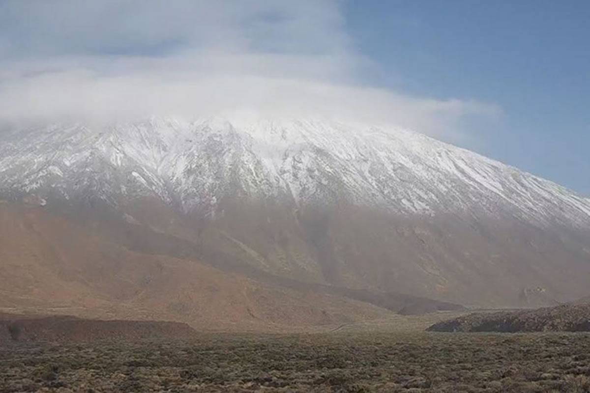 First haze, then rain, now snow! Tomorrow more calima and higher temperatures