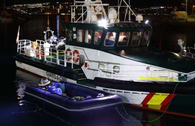 Police intercept inflatable boat with 1.6 tons of hashish onboard off coast of Tenerife