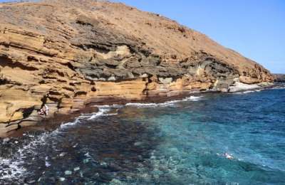 The dead body of a man is found in sea by Costa del Silencio in Tenerife 