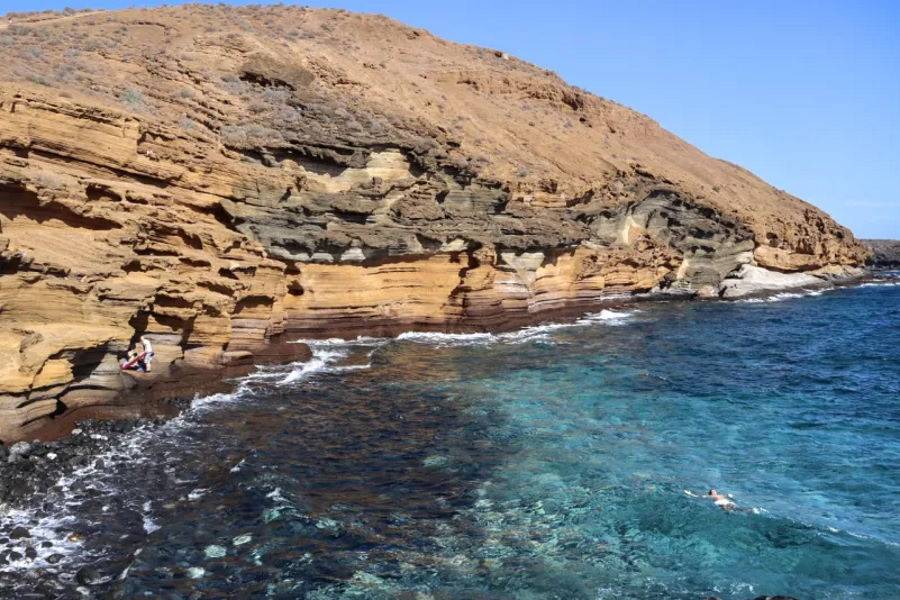 The dead body of a man is found in sea by Costa del Silencio in Tenerife 