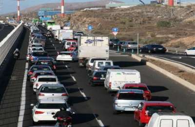 Tenerife traffic problems are due to the number of cars on the island