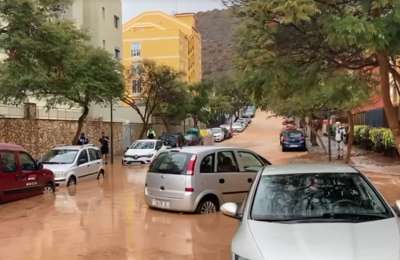A downpour causes several incidents in the south of Tenerife, especially in Arona