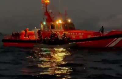 187 people in four inflatable boats intercepted by Gran Canaria and Lanzarote