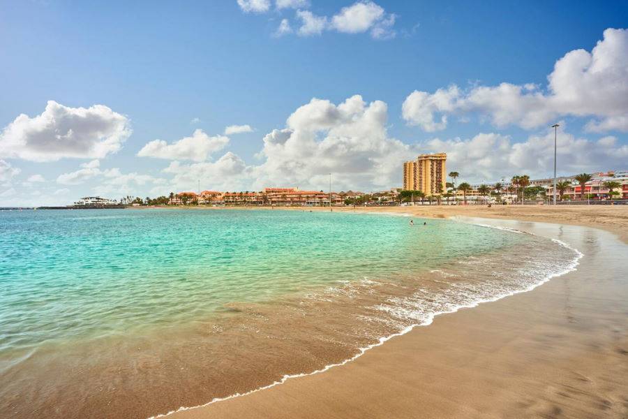Blue skies as the haze finally begins to clear in the Canary Islands