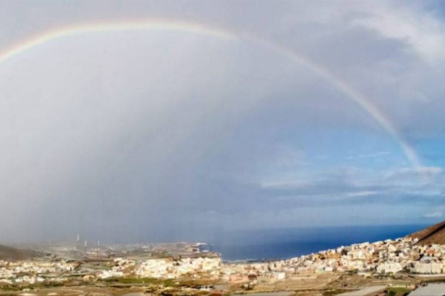 AEMET forecasts that the rains will hit the south of the islands today