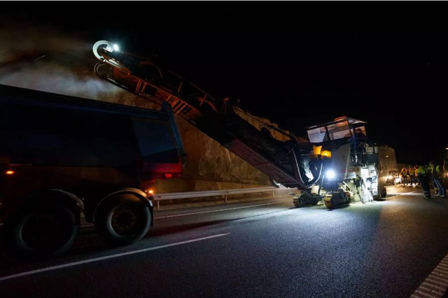 Resurfacing of the TF-1 continues in the south of Tenerife from tonight