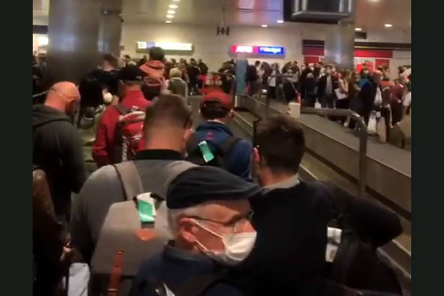 Chaos at Canaries airports due to the volume of tourist arrivals