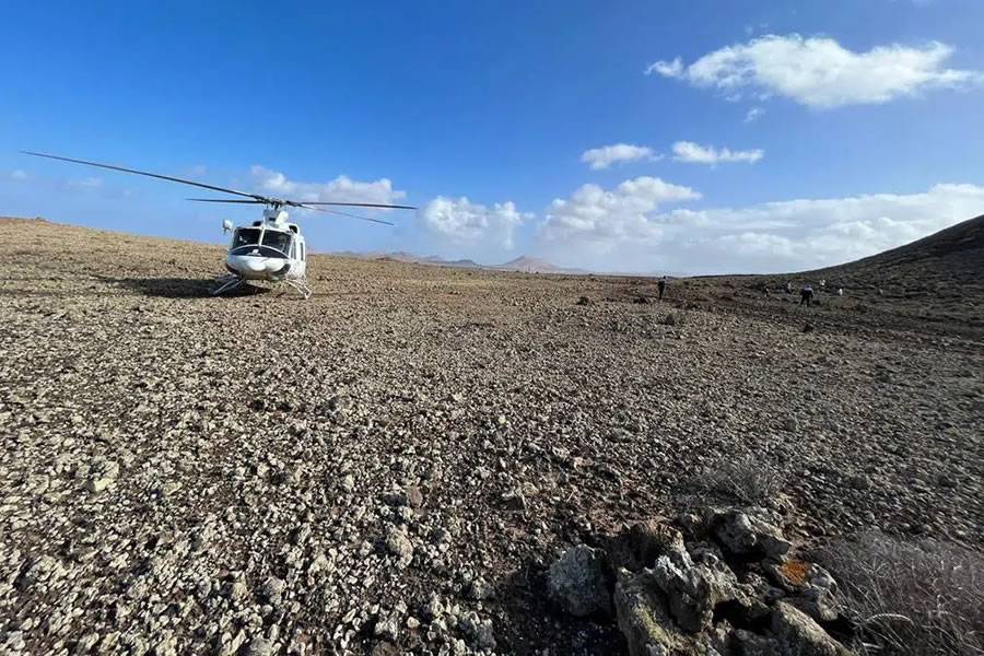 Woman injured after falling into a volcano in the Canary Islands