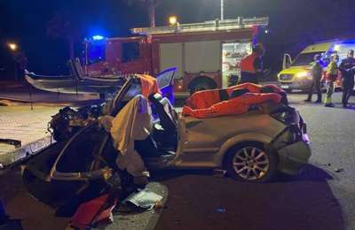 One killed and five injured in a car accident in Yaiza