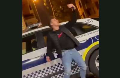 Drunk 17-year-old crashes police car whilst live on social media