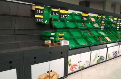 Transport strike in Spain is having an effect on food supply to the Canary Islands