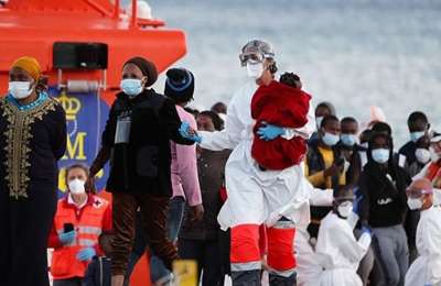 The arrival of boats from Africa has dropped to the lowest level in two years 