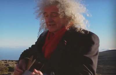 Brian May is back in Tenerife recording a video for new album