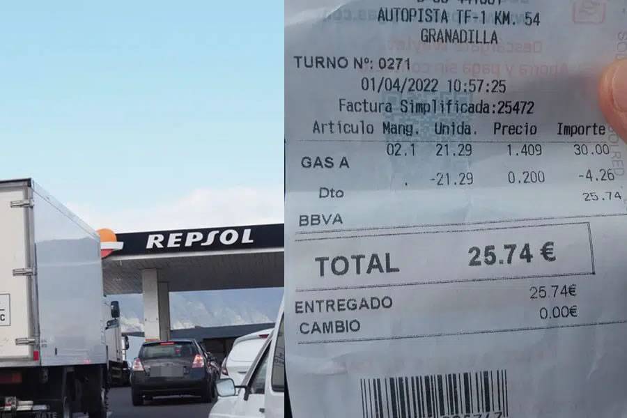 Where are the cheapest petrol stations in Tenerife today? 