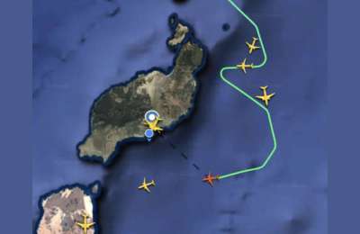 Several Lanzarote flights are diverted to Fuerteventura due to strong winds
