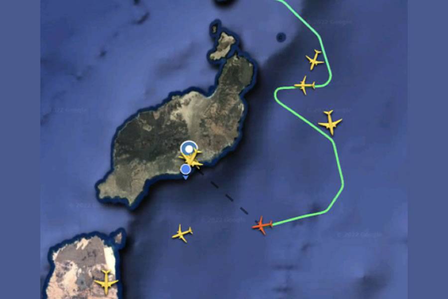 Several Lanzarote flights are diverted to Fuerteventura due to strong winds