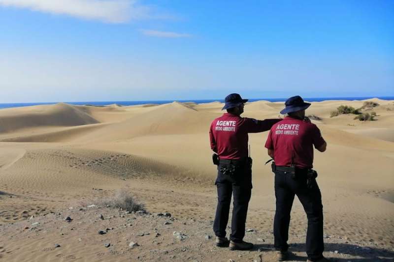 German tourist is sentenced to 4 months in jail for refusing to leave the Maspalomas Dunes
